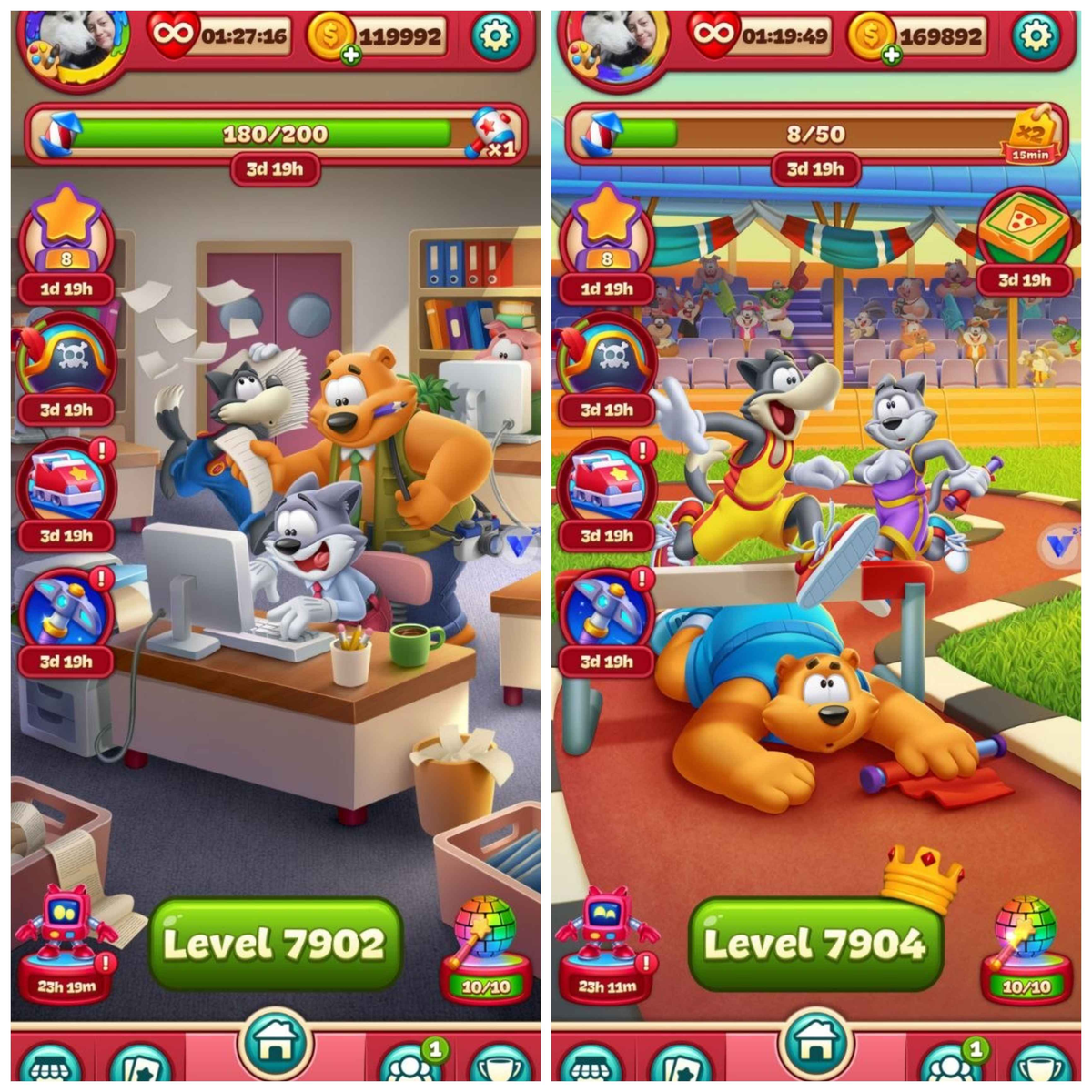 Toon Blast Bundle - Coins, Boosters & Wild Cards