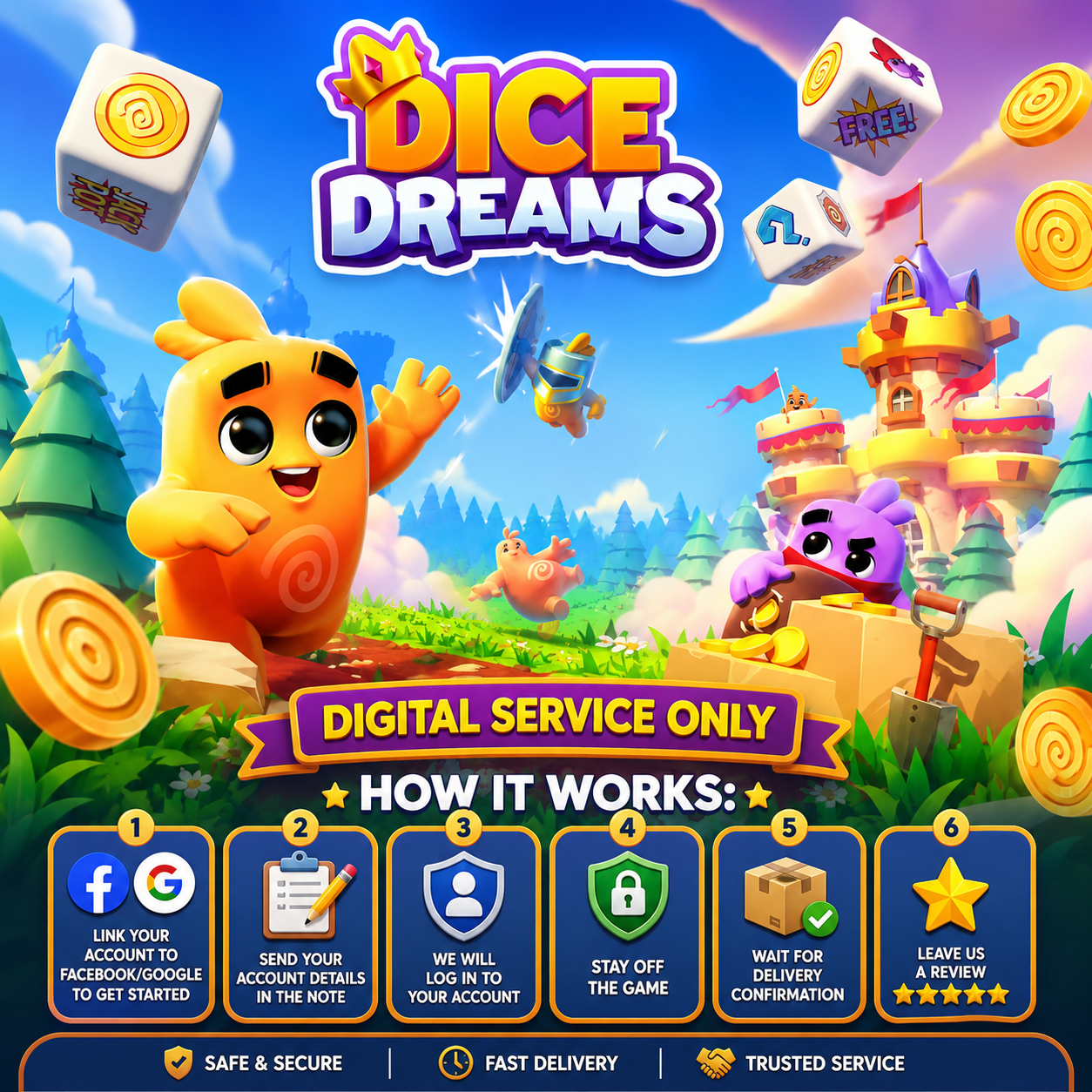 Dice Dreams Cookies