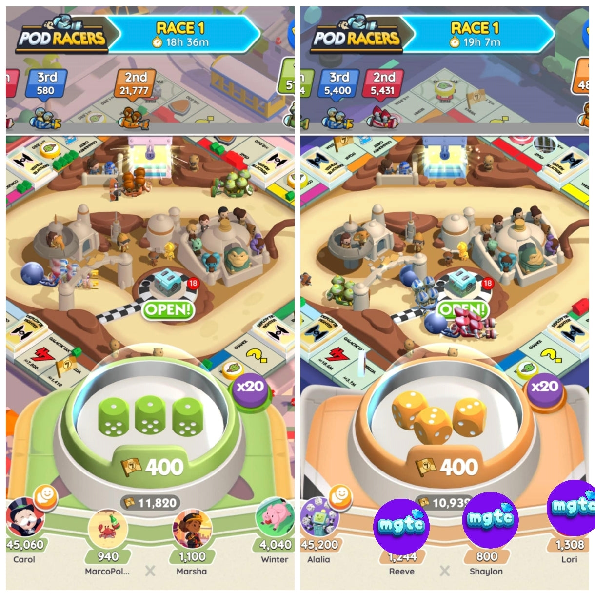 MONOPOLY GO! Tycoon Club - HayRide Racers - Individual Carry (45k pts) New!