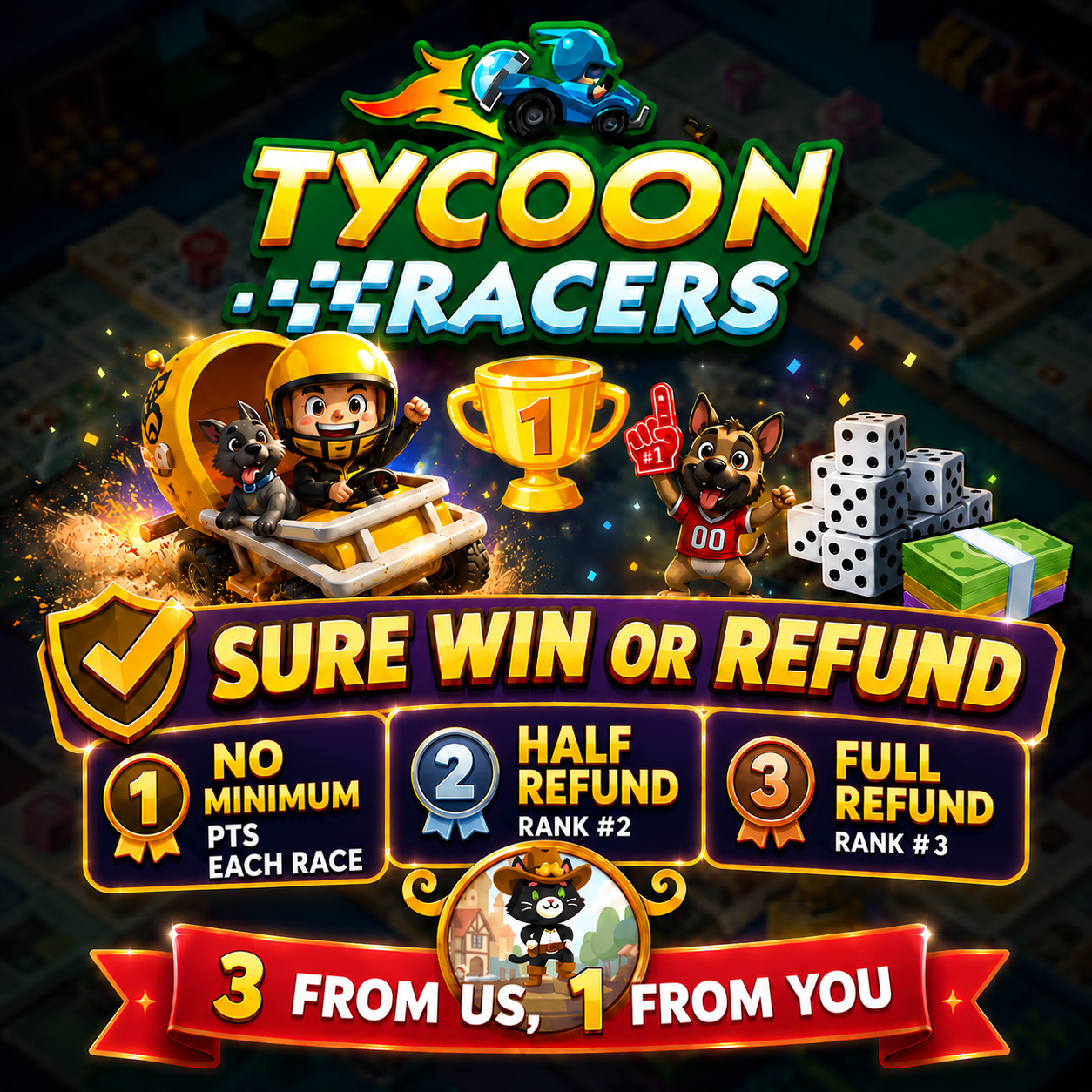 Monopoly GO Racers Event