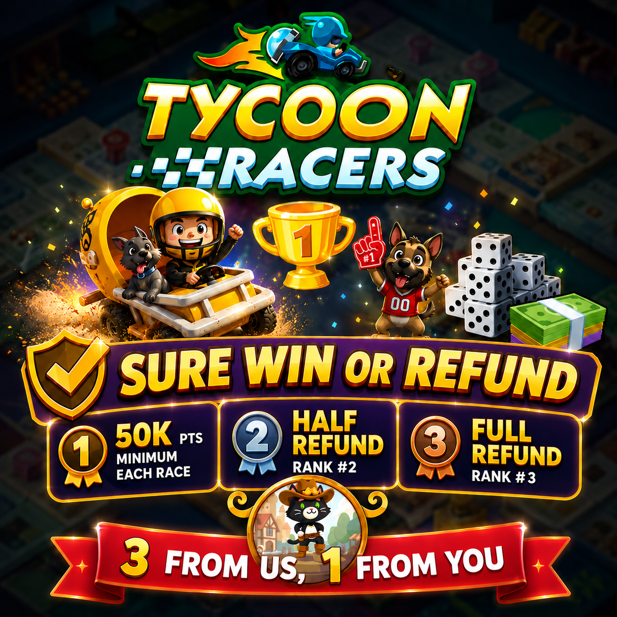 Monopoly GO Racers Event