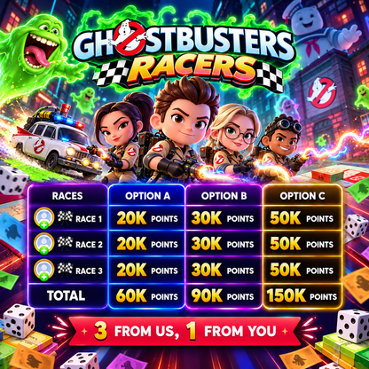 Monopoly GO Ghostbusters Racers Event