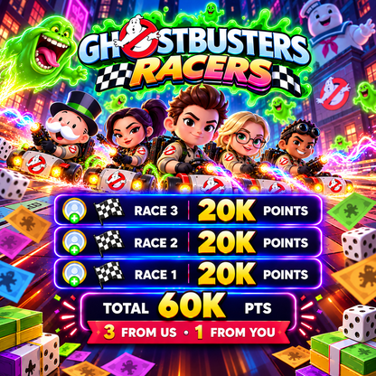 Monopoly GO Ghostbusters Racers Event
