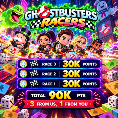 Monopoly GO Ghostbusters Racers Event
