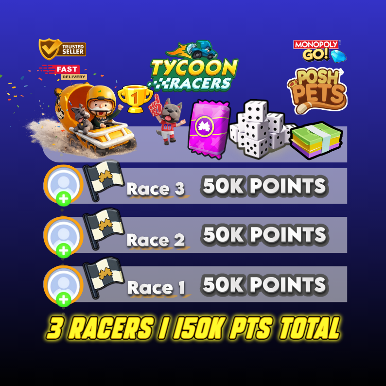 Monopoly GO Racers Event