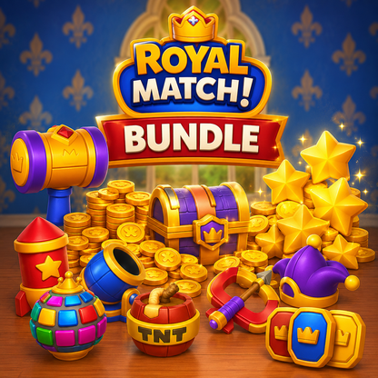 Royal Match Bundle – Coins, Stars & Boosters
