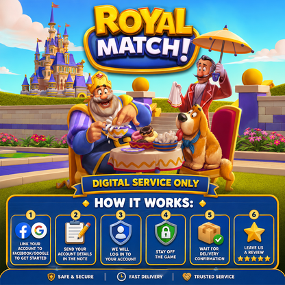 Royal Match Bundle – Coins, Stars & Boosters