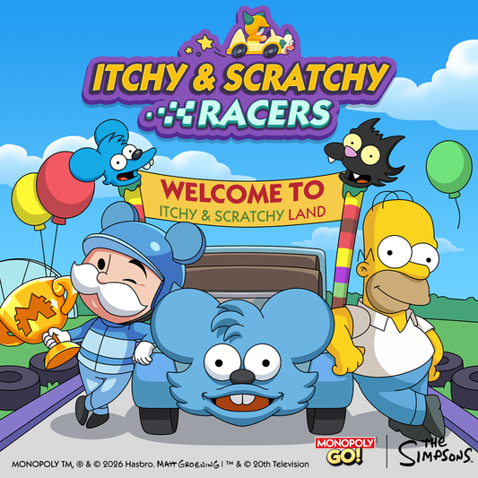 Monopoly GO Itchy & Scratchy Racers Event