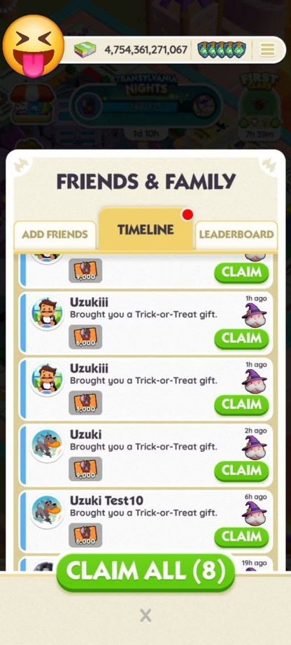 Monopoly GO Trick or Treat Points - Top Event Boost